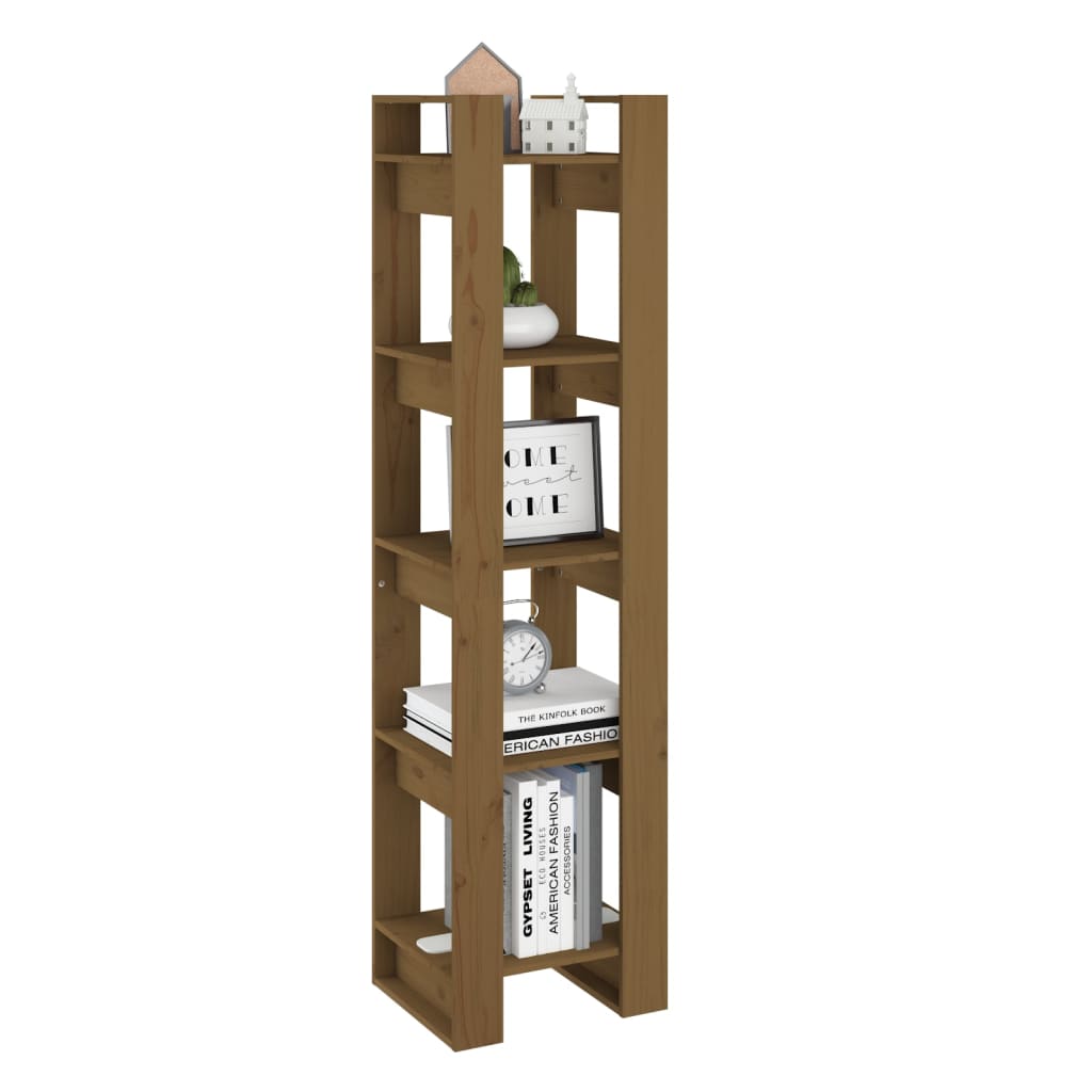 Boekenkast/kamerscherm 41x35x160 cm grenenhout honingbruin is nu te koop bij PeponiXL, paradijselijk wonen!