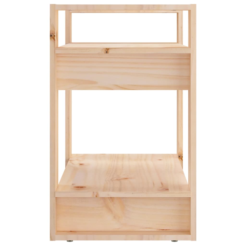 Boekenkast/kamerscherm 60x35x57 cm massief grenenhout is nu te koop bij PeponiXL, paradijselijk wonen!