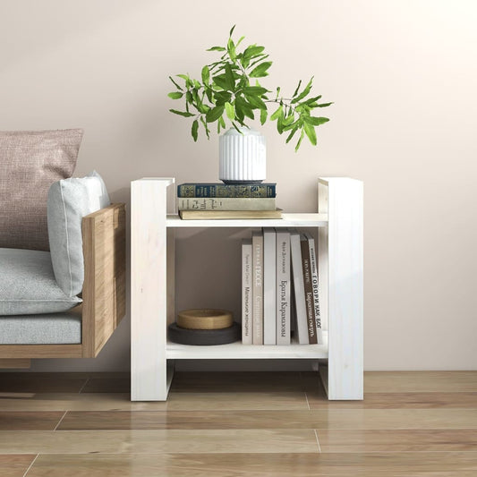 Boekenkast/kamerscherm 60x35x57 cm massief grenenhout wit is nu te koop bij PeponiXL, paradijselijk wonen!
