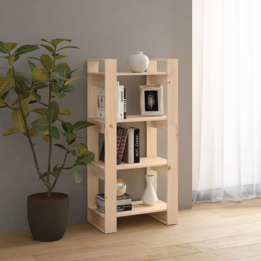 Boekenkast/kamerscherm 60x35x125 cm massief grenenhout is nu te koop bij PeponiXL, paradijselijk wonen!
