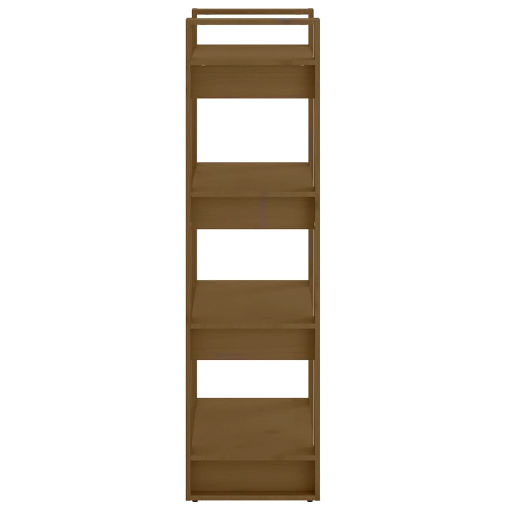 Boekenkast/kamerscherm 60x35x125 cm massief hout honingbruin is nu te koop bij PeponiXL, paradijselijk wonen!