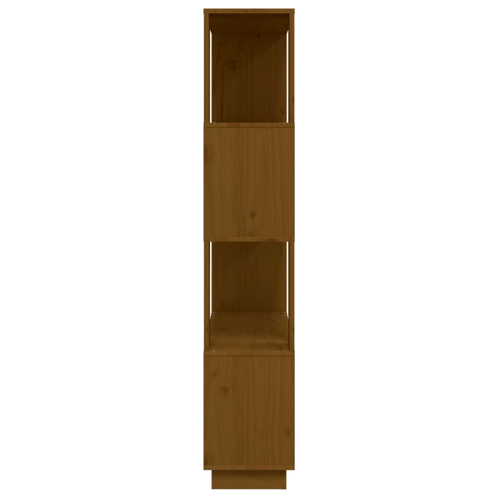 Boekenkast/kamerscherm 80x25x132 cm massief hout honingbruin is nu te koop bij PeponiXL, paradijselijk wonen!