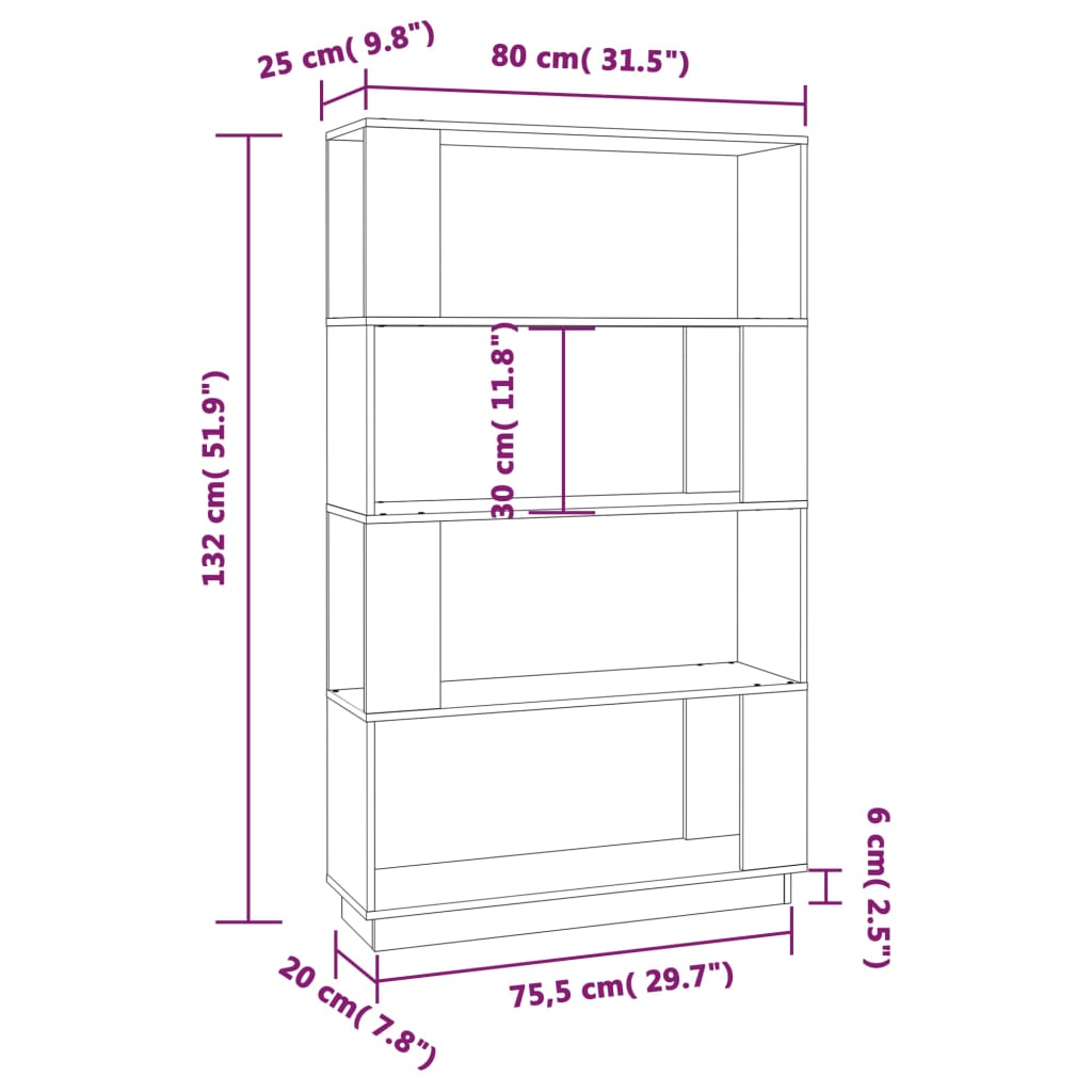 Boekenkast/kamerscherm 80x25x132 cm massief grenenhout zwart is nu te koop bij PeponiXL, paradijselijk wonen!