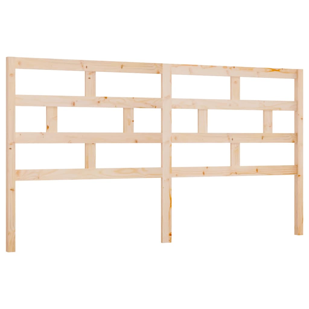 Hoofdbord 206x4x100 cm massief grenenhout is nu te koop bij PeponiXL, paradijselijk wonen!