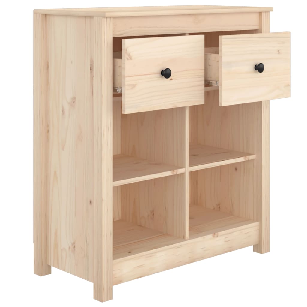 Dressoir 70x35x80 cm massief grenenhout is nu te koop bij PeponiXL, paradijselijk wonen!