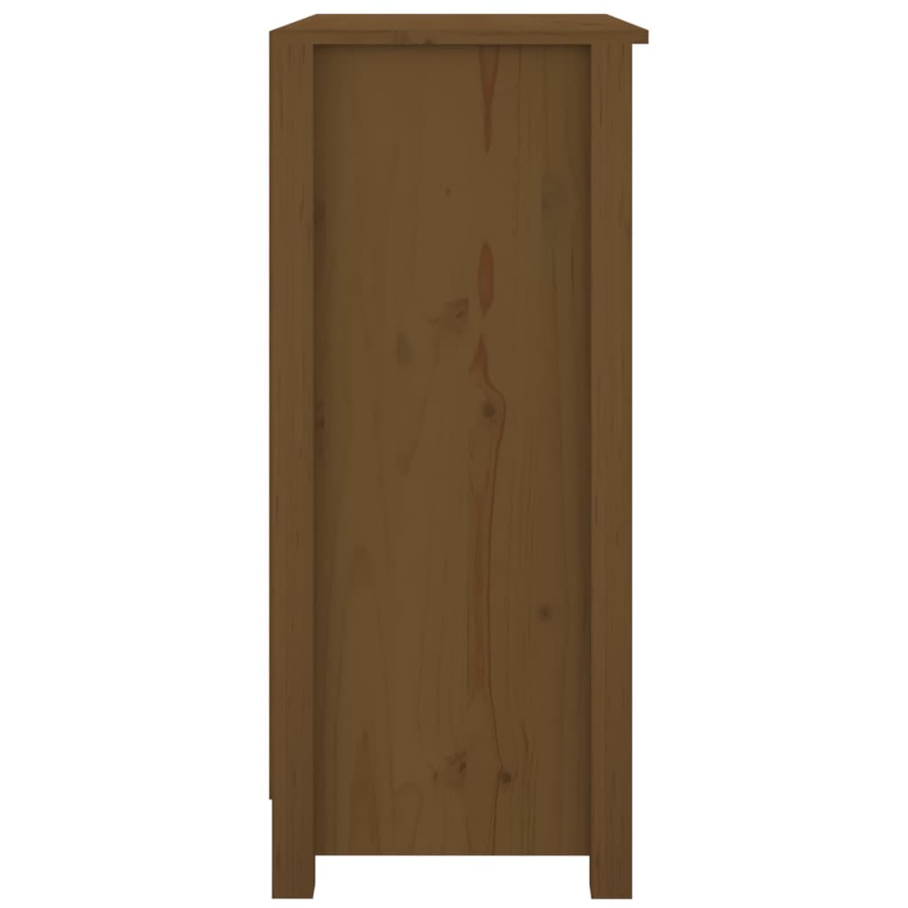Dressoir 70x35x80 cm massief grenenhout honingbruin is nu te koop bij PeponiXL, paradijselijk wonen!
