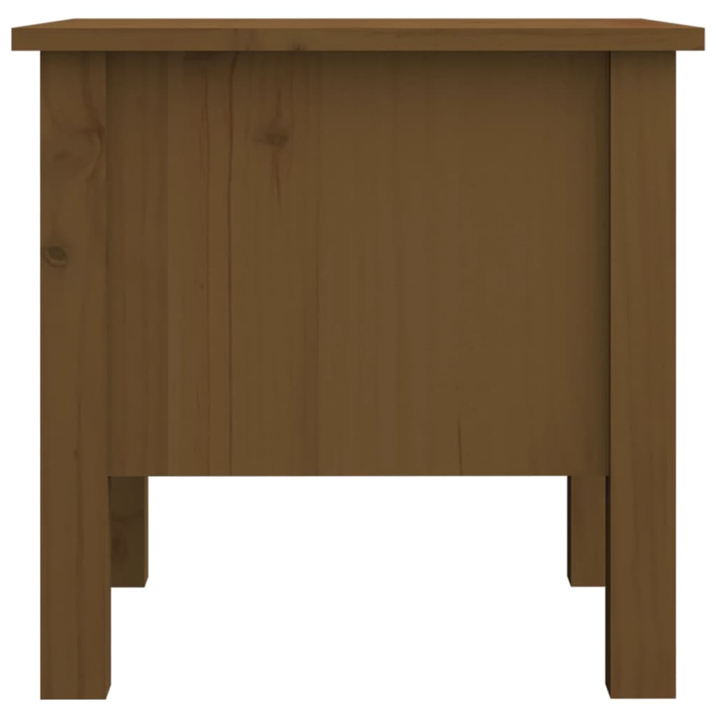 Bijzettafels 2 st 40x40x39 cm massief grenenhout honingbruin is nu te koop bij PeponiXL, paradijselijk wonen!