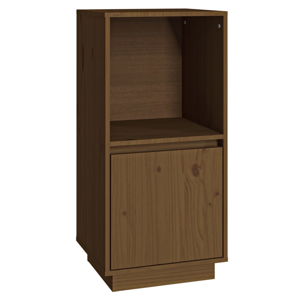 Dressoir 38x35x80 cm massief grenenhout honingbruin is nu te koop bij PeponiXL, paradijselijk wonen!
