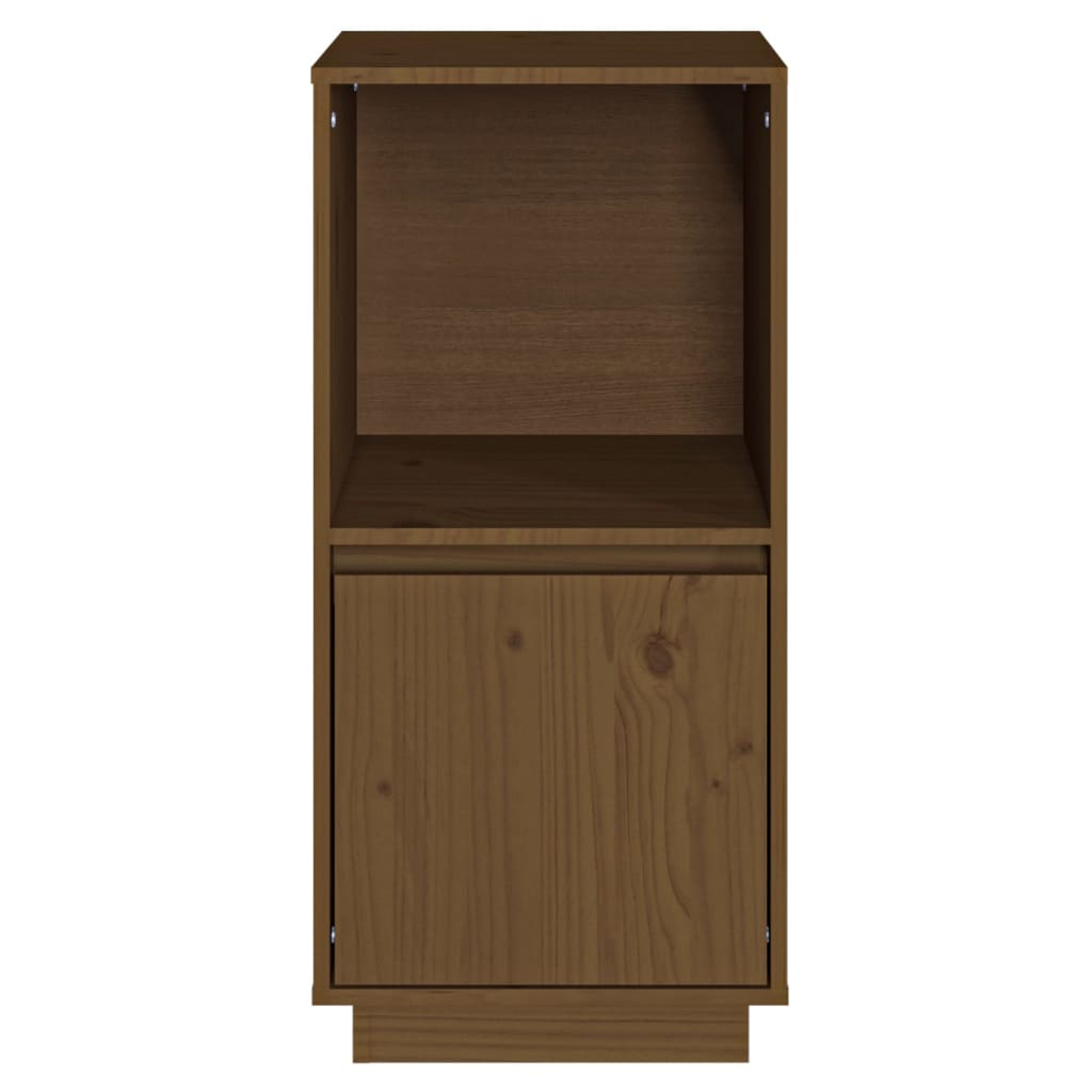 Dressoir 38x35x80 cm massief grenenhout honingbruin is nu te koop bij PeponiXL, paradijselijk wonen!