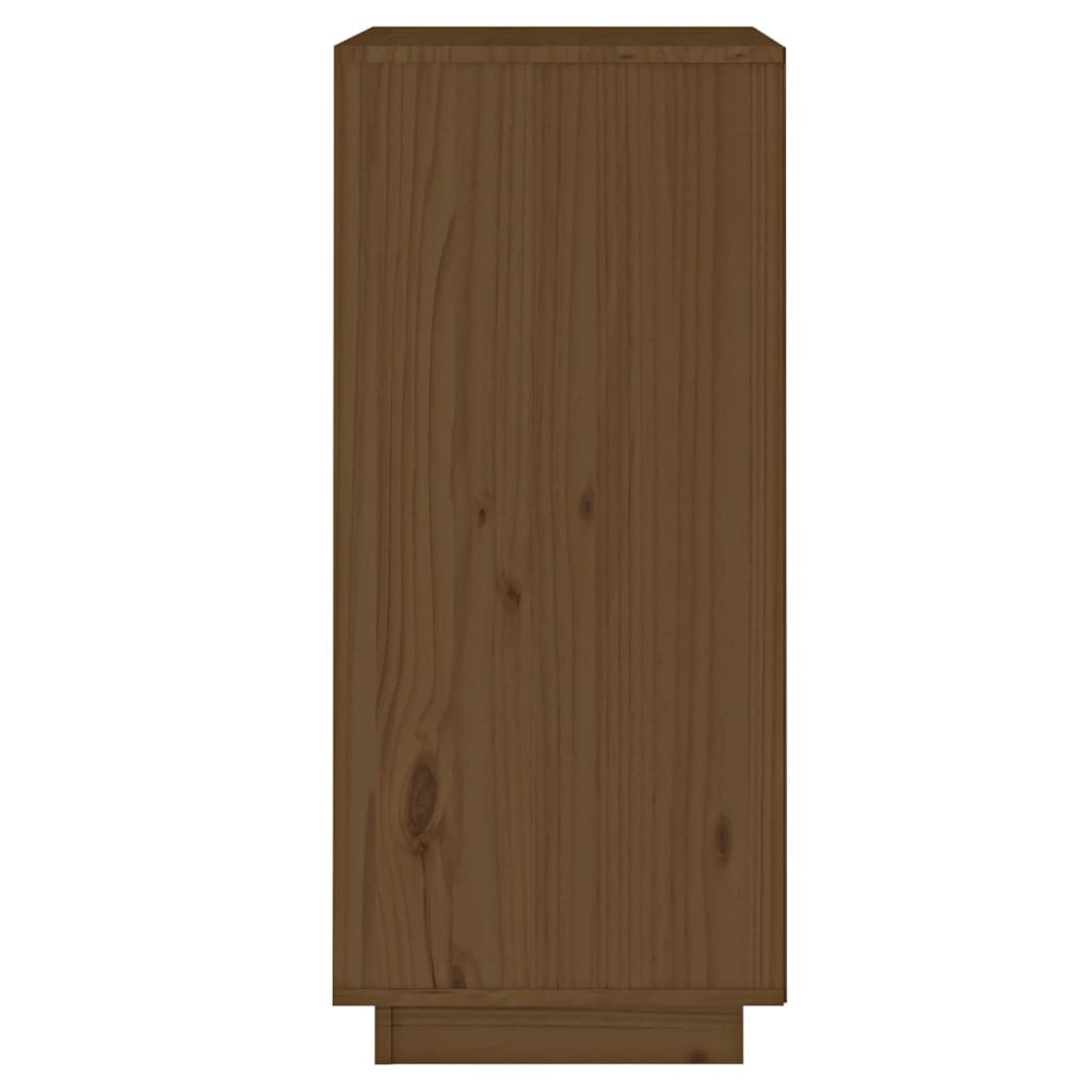 Dressoir 38x35x80 cm massief grenenhout honingbruin is nu te koop bij PeponiXL, paradijselijk wonen!