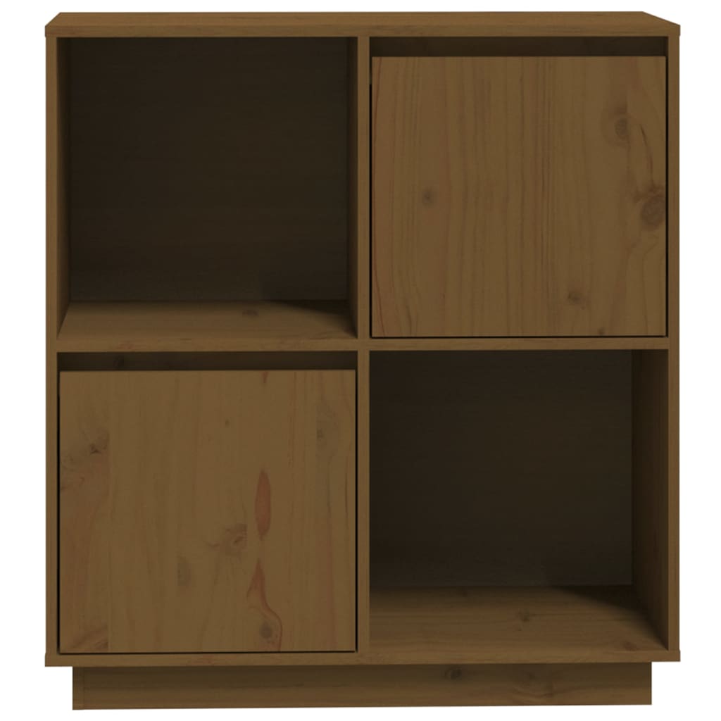 Dressoir 74x35x80 cm massief grenenhout honingbruin is nu te koop bij PeponiXL, paradijselijk wonen!