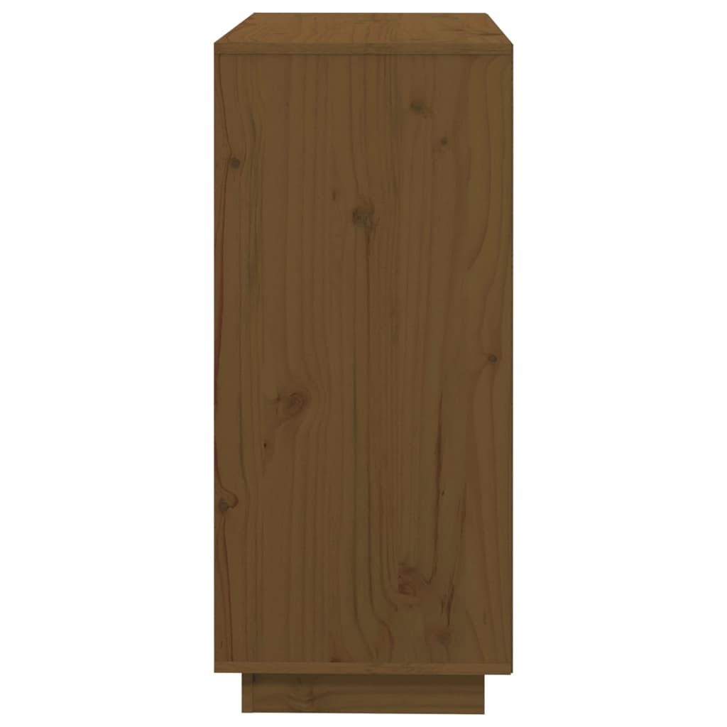 Dressoir 74x35x80 cm massief grenenhout honingbruin is nu te koop bij PeponiXL, paradijselijk wonen!