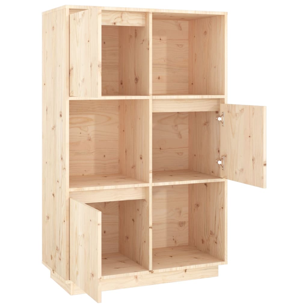 Hoge kast 38x35x117 cm massief grenenhout is nu te koop bij PeponiXL, paradijselijk wonen!