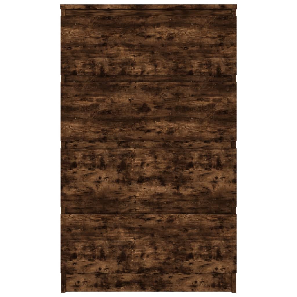 Dressoir 60x35x98,5 cm bewerkt hout gerookt eikenkleurig is nu te koop bij PeponiXL, paradijselijk wonen!