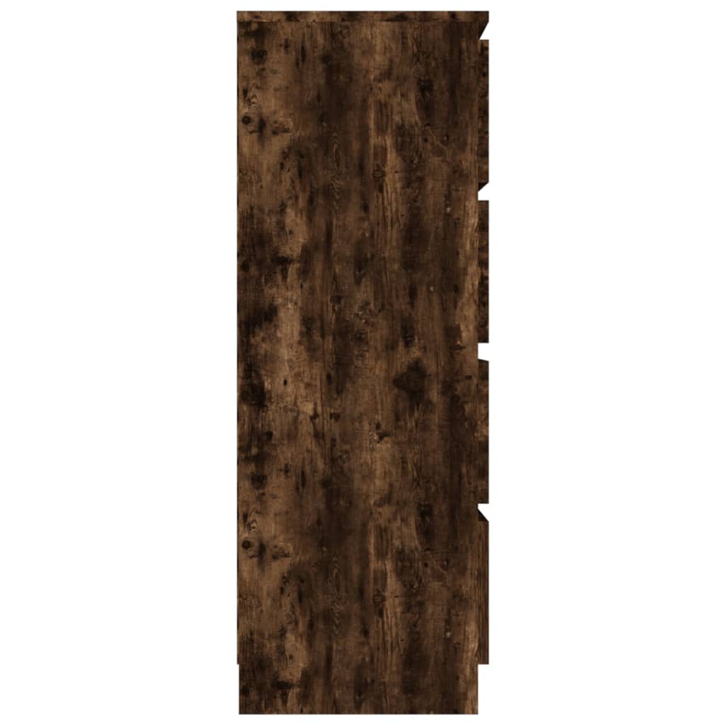 Dressoir 60x35x98,5 cm bewerkt hout gerookt eikenkleurig is nu te koop bij PeponiXL, paradijselijk wonen!