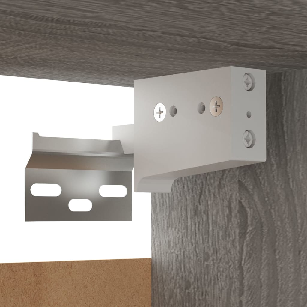 Tv-wandmeubel 30,5x30x30 cm grijs sonoma eikenkleurig is nu te koop bij PeponiXL, paradijselijk wonen!