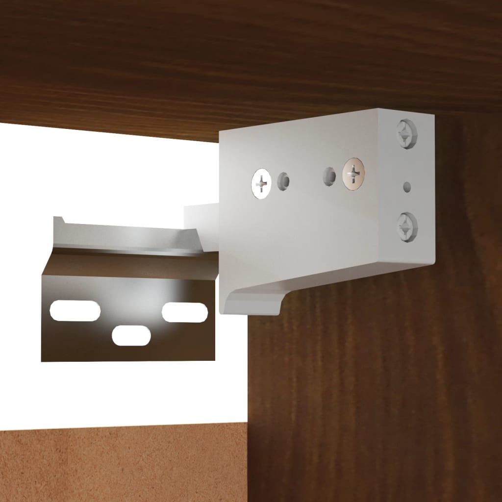 Tv-wandmeubel 30,5x30x30 cm bruin eikenkleur is nu te koop bij PeponiXL, paradijselijk wonen!