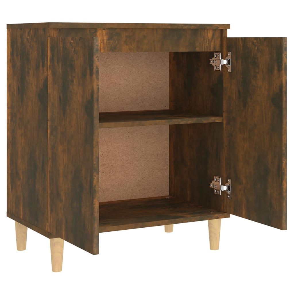 Dressoir 60x35x70 cm bewerkt hout gerookt eikenkleurig is nu te koop bij PeponiXL, paradijselijk wonen!
