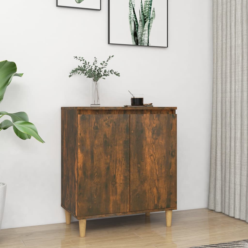 Dressoir 60x35x70 cm bewerkt hout gerookt eikenkleurig is nu te koop bij PeponiXL, paradijselijk wonen!