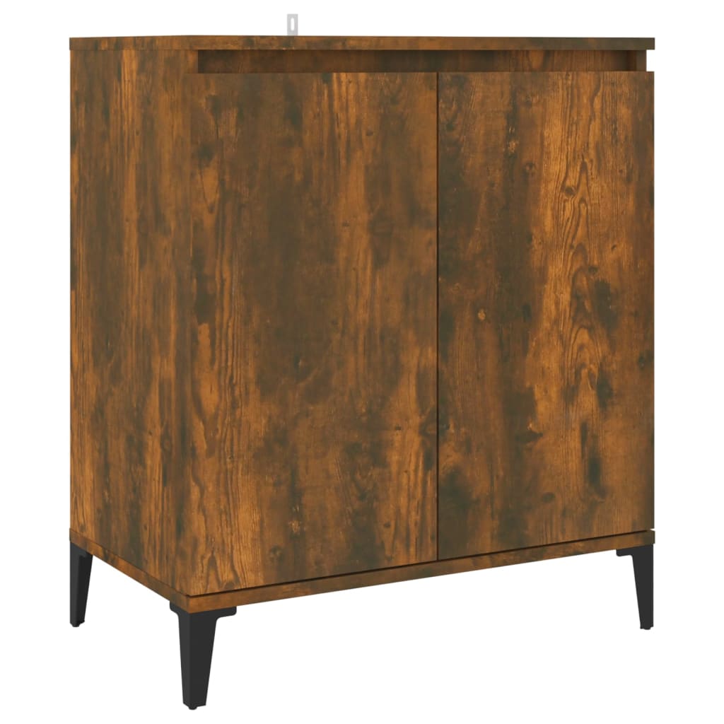 Dressoir 60x35x70 cm bewerkt hout gerookt eikenkleurig is nu te koop bij PeponiXL, paradijselijk wonen!