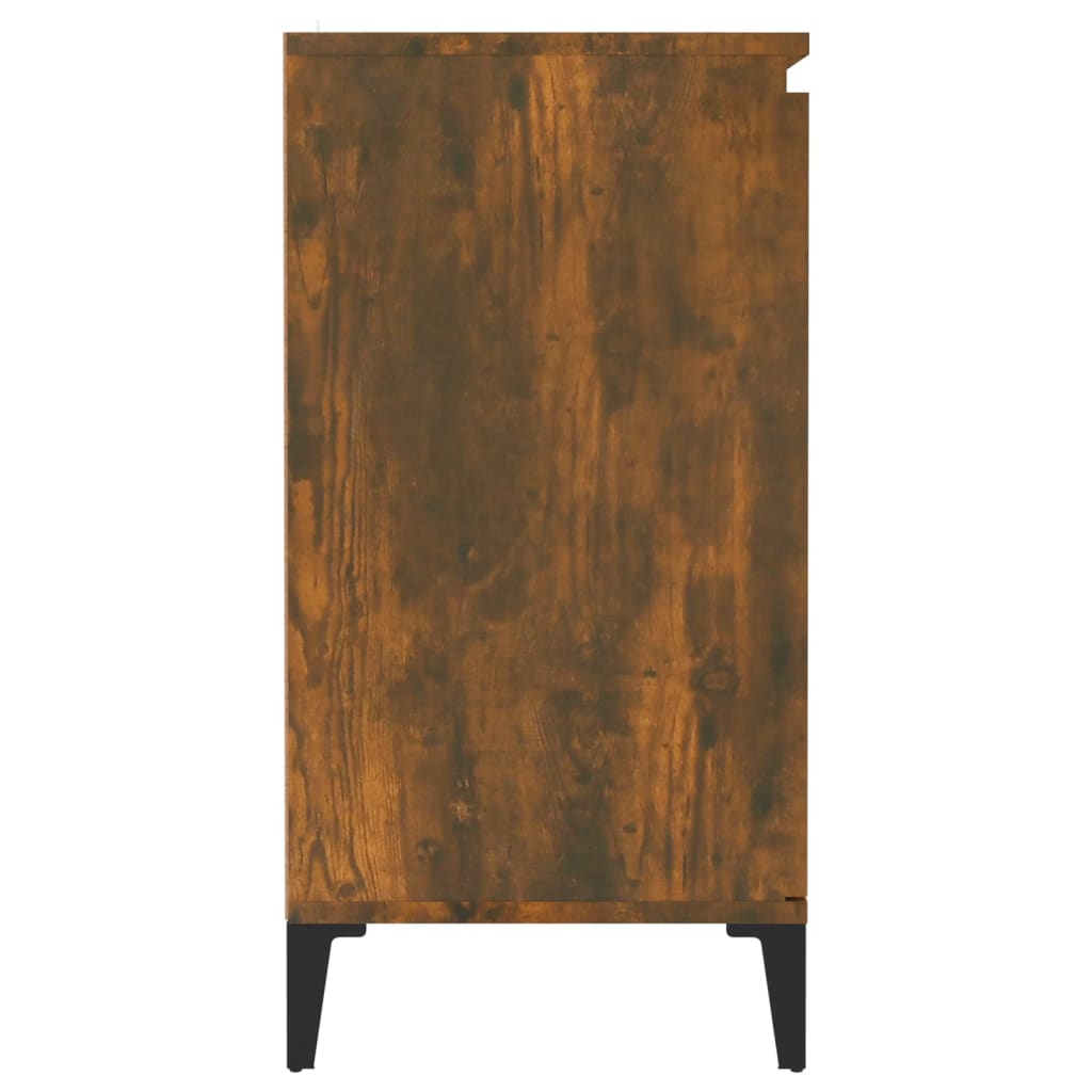 Dressoir 60x35x70 cm bewerkt hout gerookt eikenkleurig is nu te koop bij PeponiXL, paradijselijk wonen!