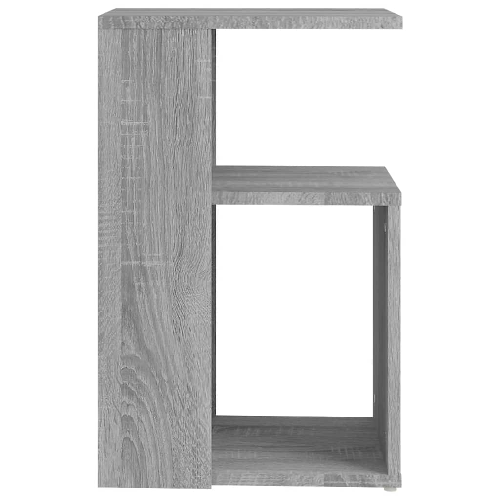 Bijzettafel 36x30x56 cm bewerkt hout grijs sonoma eikenkleurig is nu te koop bij PeponiXL, paradijselijk wonen!