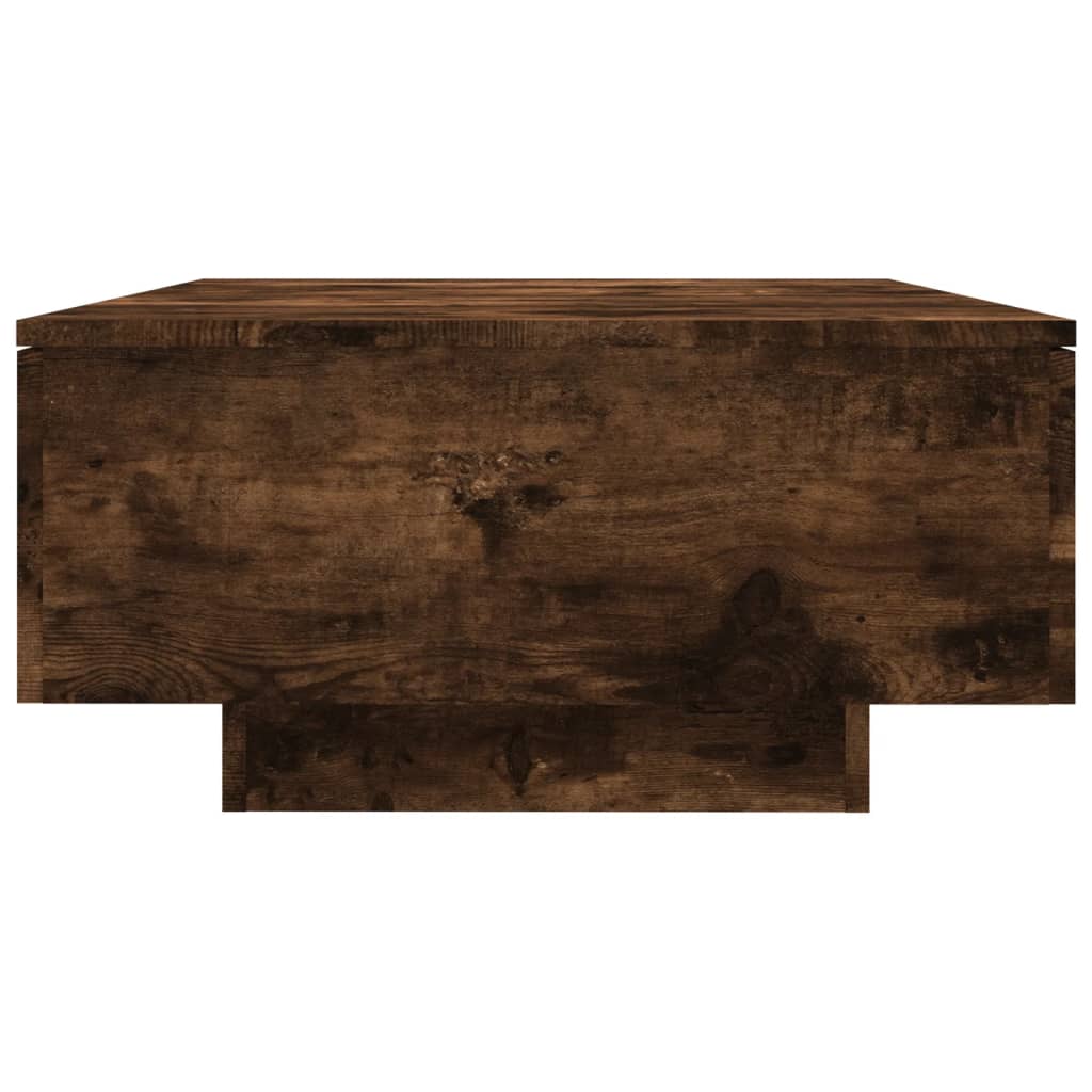 Salontafel 90x60x31 cm bewerkt hout gerookt eikenkleurig is nu te koop bij PeponiXL, paradijselijk wonen!