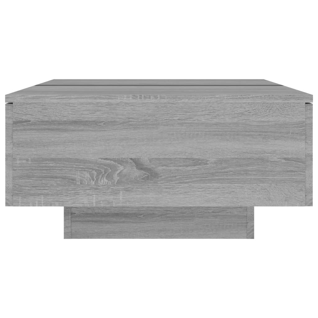 Salontafel 90x60x31 cm bewerkt hout grijs sonoma eikenkleurig is nu te koop bij PeponiXL, paradijselijk wonen!