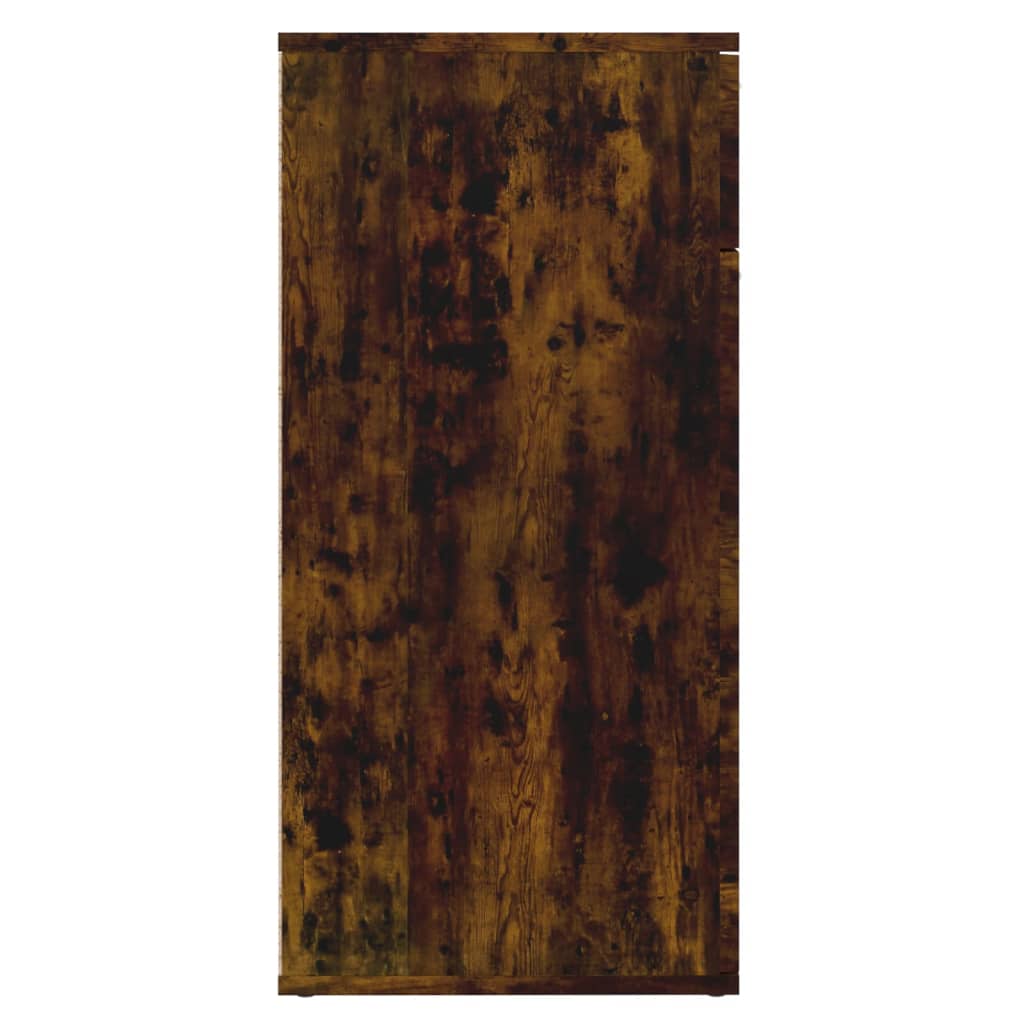 Dressoir 80x36x75 cm bewerkt hout gerookt eikenkleurig is nu te koop bij PeponiXL, paradijselijk wonen!