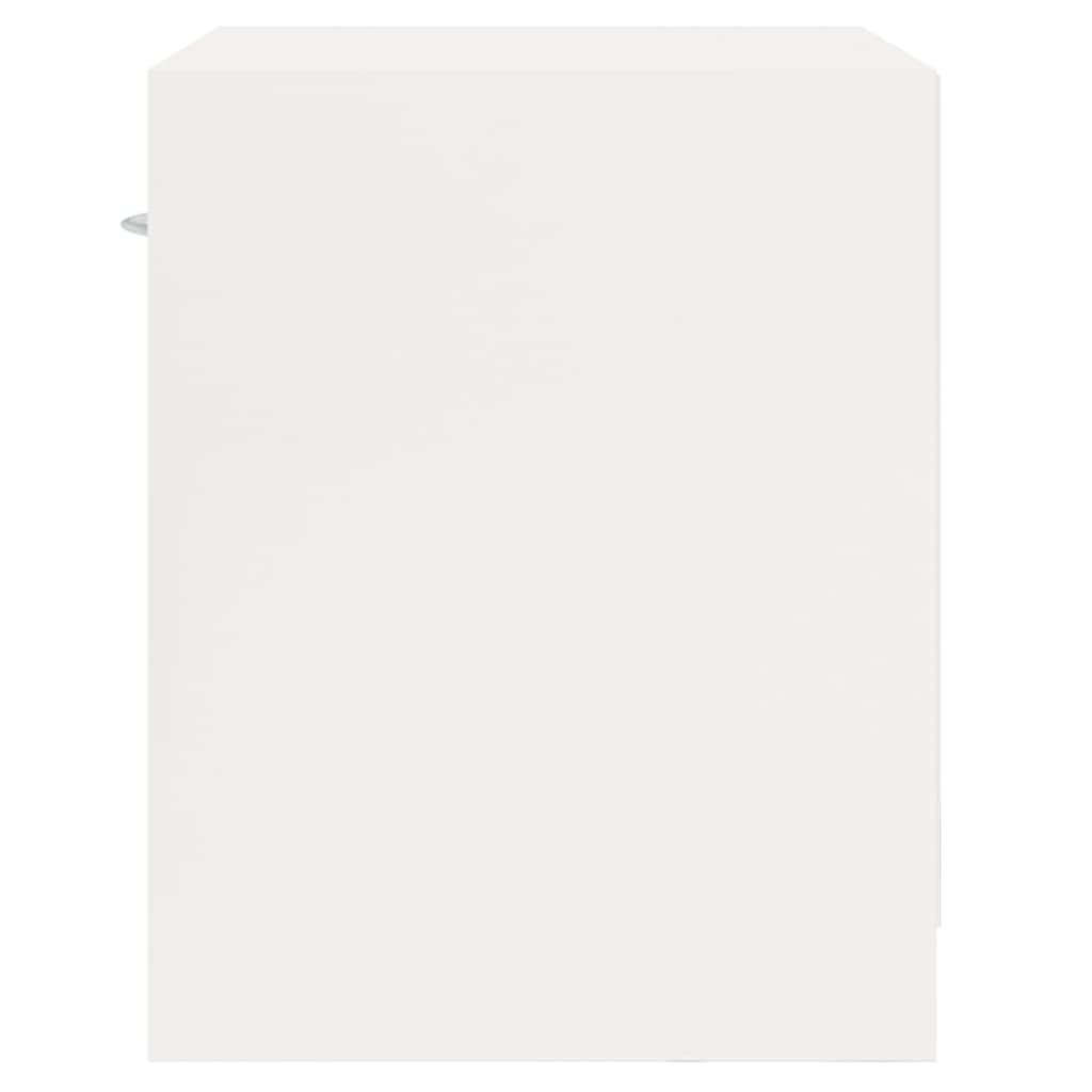 Nachtkastjes met lade 2 st hoogglans wit is nu te koop bij PeponiXL, paradijselijk wonen!