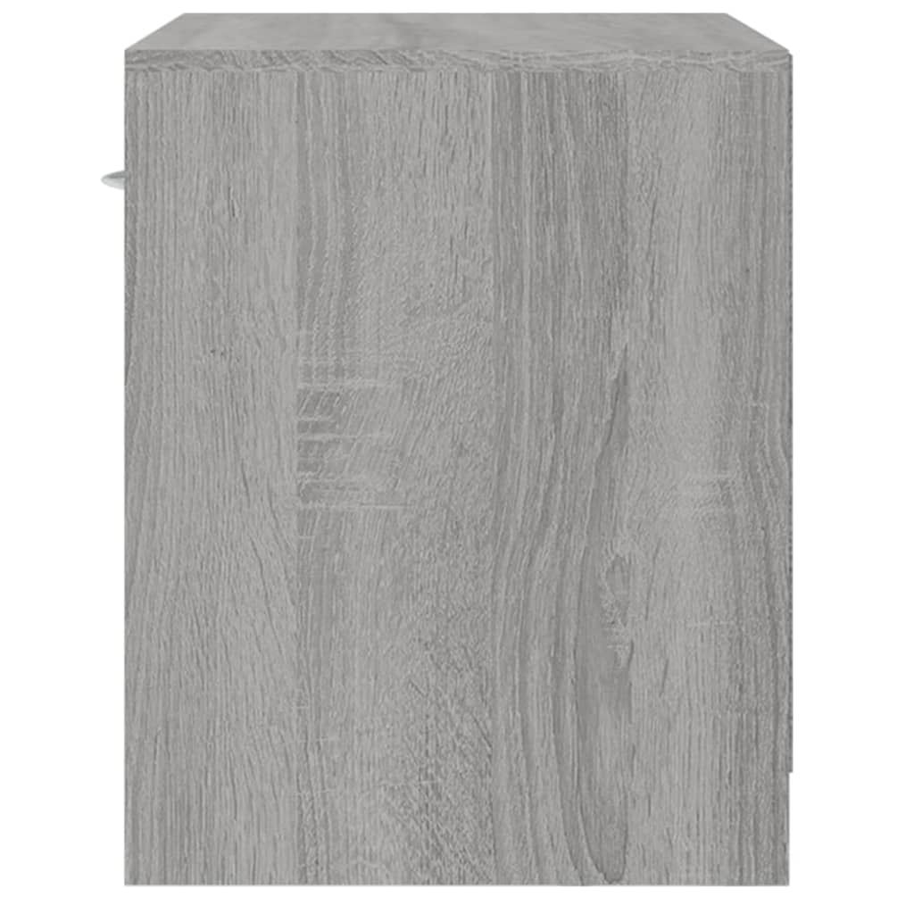 Nachtkastjes met lade 2 st grijs sonoma eikenkleurig is nu te koop bij PeponiXL, paradijselijk wonen!