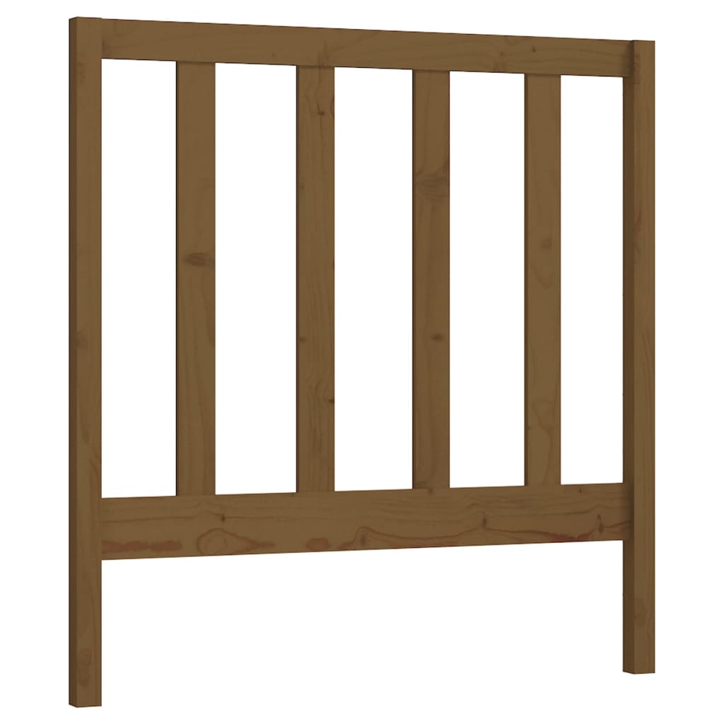 Hoofdbord 81x4x100 cm massief grenenhout honingbruin is nu te koop bij PeponiXL, paradijselijk wonen!