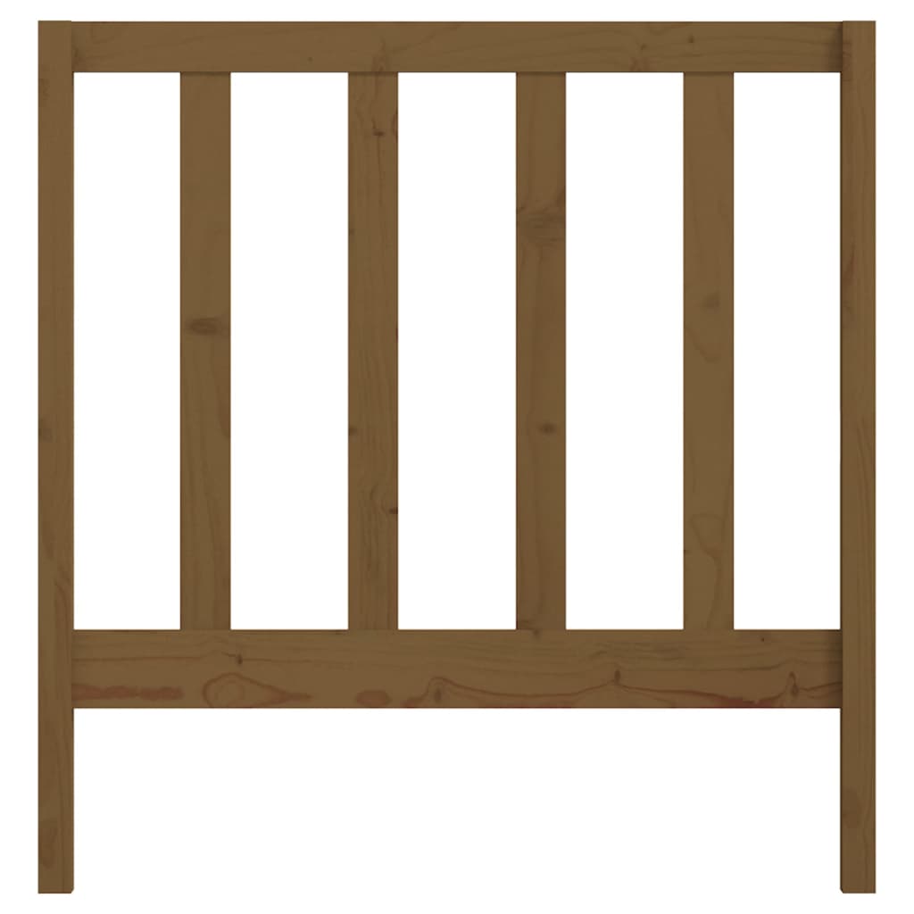Hoofdbord 81x4x100 cm massief grenenhout honingbruin is nu te koop bij PeponiXL, paradijselijk wonen!