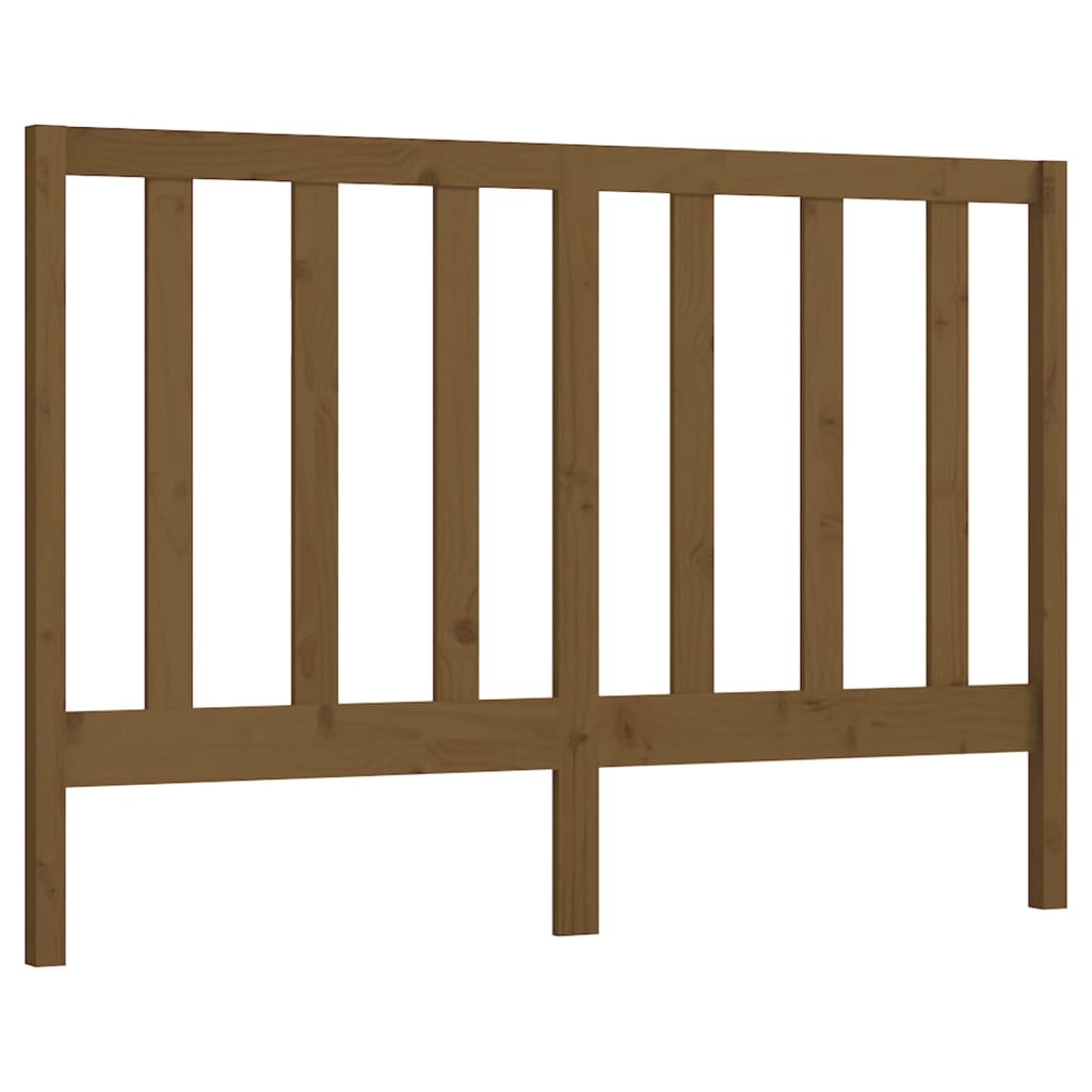 Hoofdbord 156x4x100 cm massief grenenhout honingbruin is nu te koop bij PeponiXL, paradijselijk wonen!