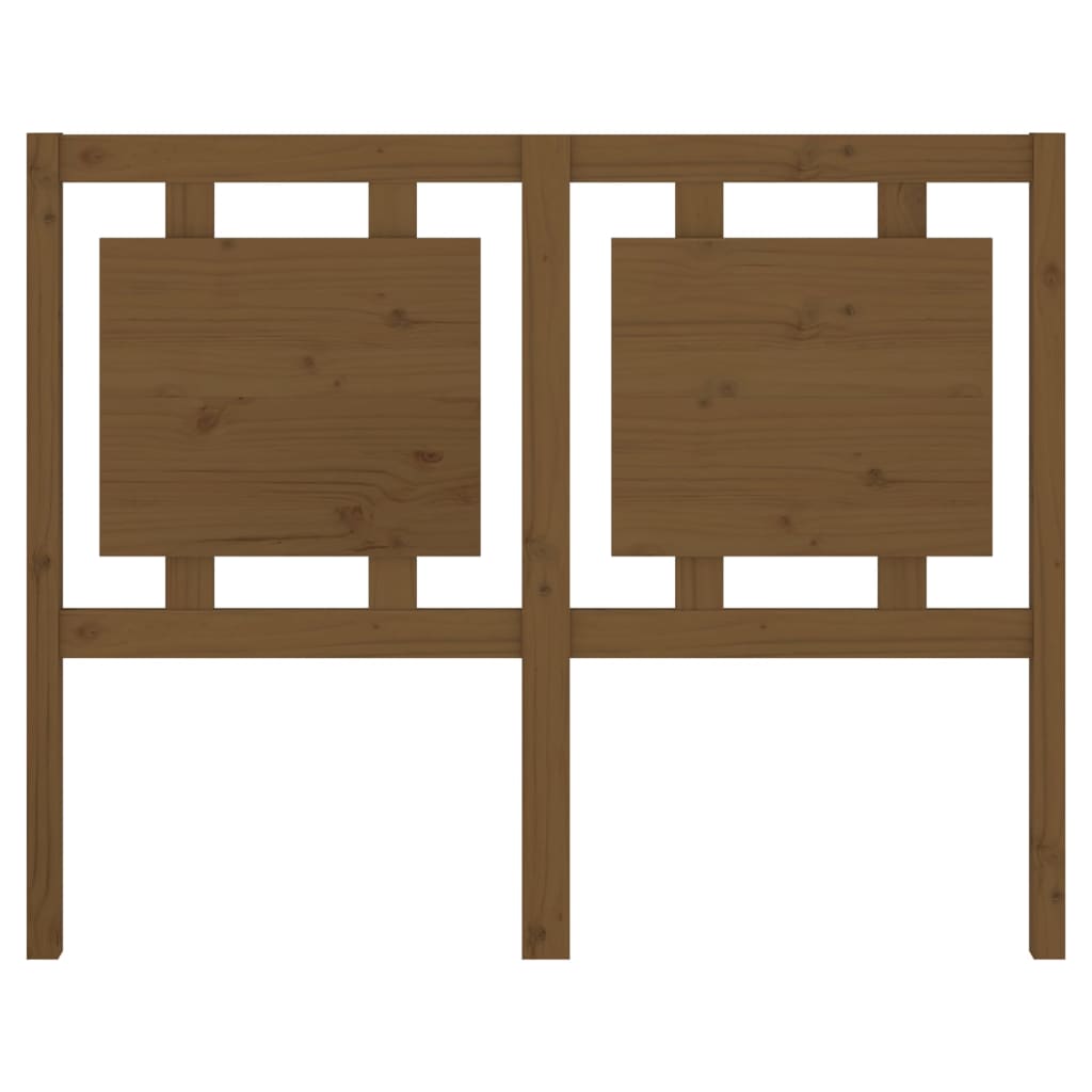 Hoofdbord 125,5x4x100 cm massief grenenhout honingbruin is nu te koop bij PeponiXL, paradijselijk wonen!