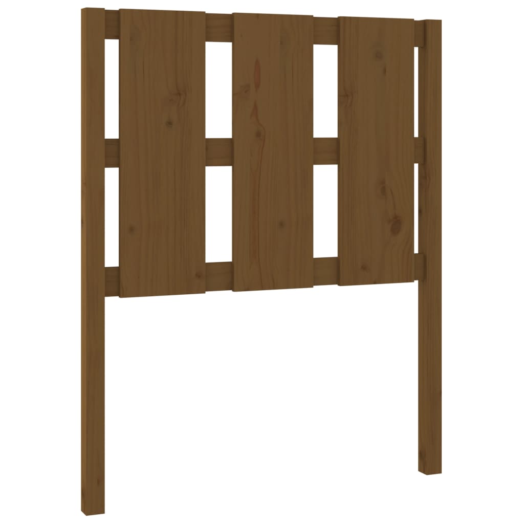 Hoofdbord 80,5x4x100 cm massief grenenhout honingbruin is nu te koop bij PeponiXL, paradijselijk wonen!