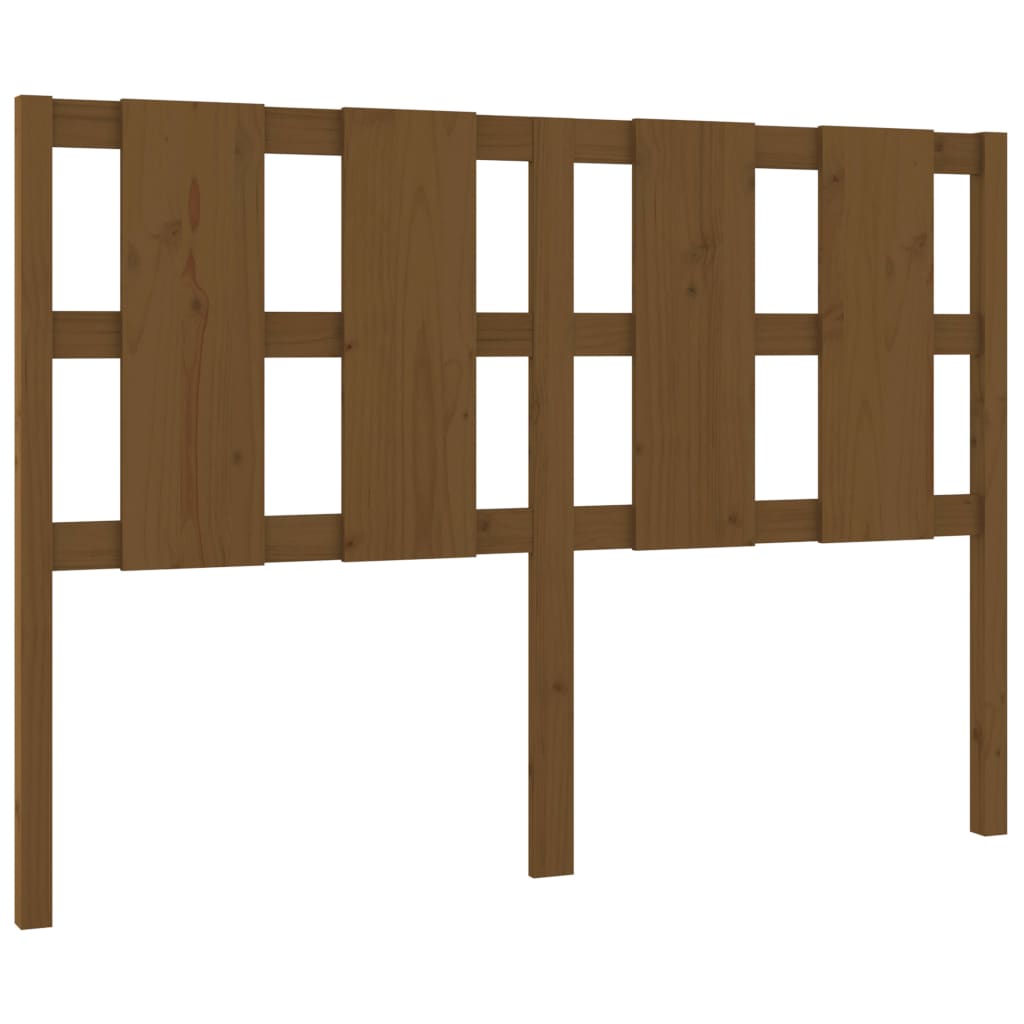 Hoofdbord 145,5x4x100 cm massief grenenhout honingbruin is nu te koop bij PeponiXL, paradijselijk wonen!