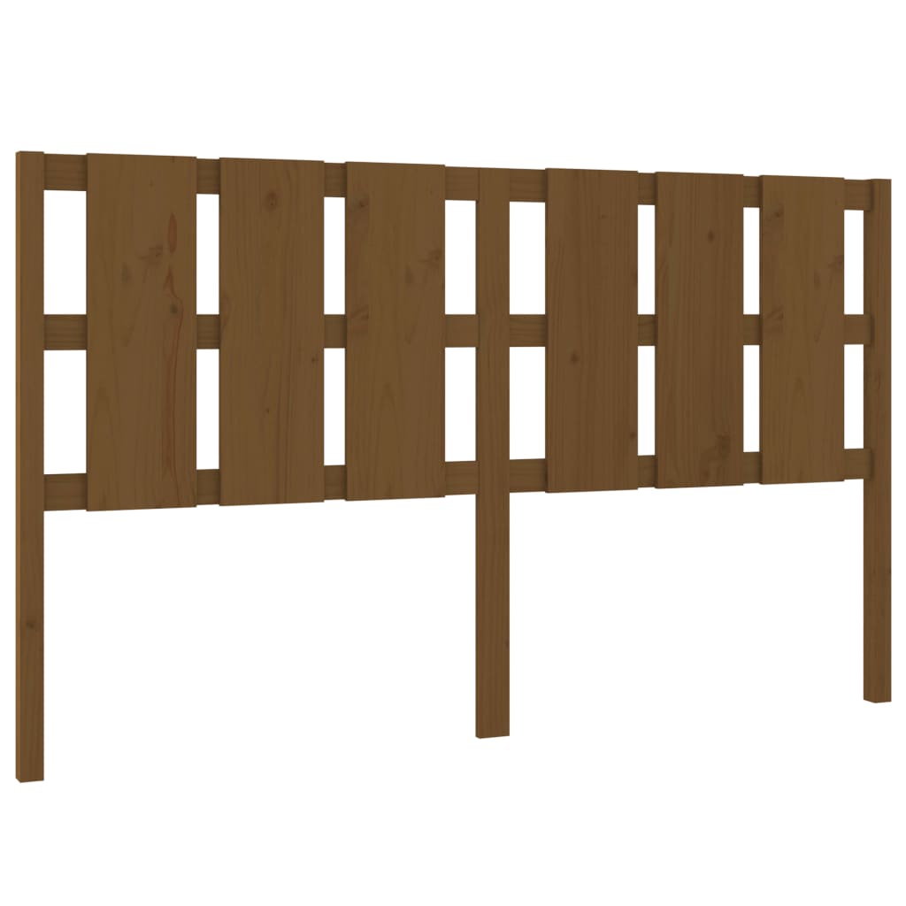 Hoofdbord 165,5x4x100 cm massief grenenhout honingbruin is nu te koop bij PeponiXL, paradijselijk wonen!