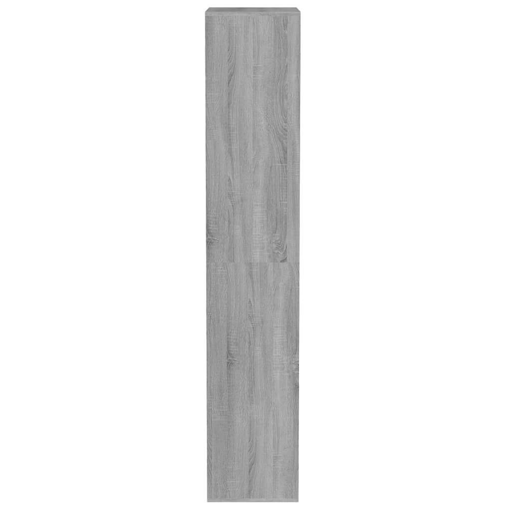 Schoenenkast 54x34x183 cm bewerkt hout grijs sonoma eikenkleur is nu te koop bij PeponiXL, paradijselijk wonen!