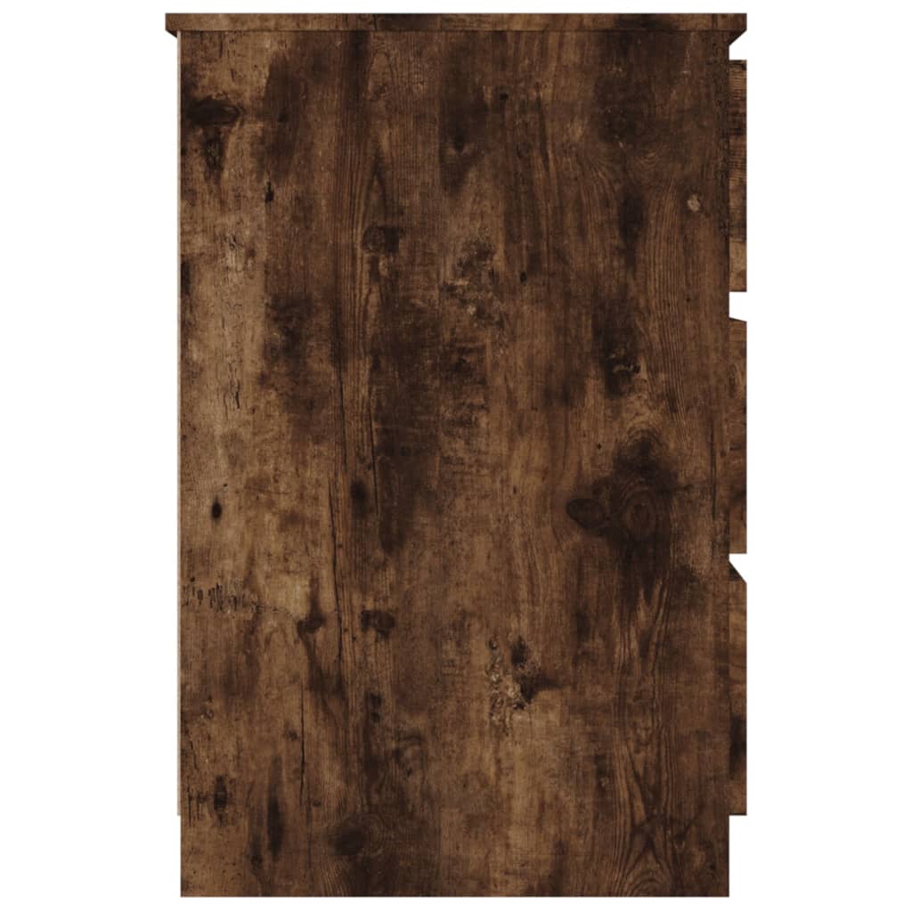 Bureau 140x50x77 cm bewerkt hout gerookt eikenkleurig is nu te koop bij PeponiXL, paradijselijk wonen!