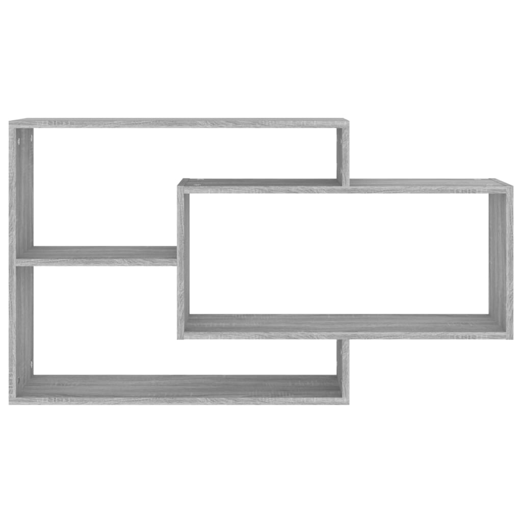 Wandschap 104x20x58,5 cm bewerkt hout grijs sonoma eikenkleurig is nu te koop bij PeponiXL, paradijselijk wonen!