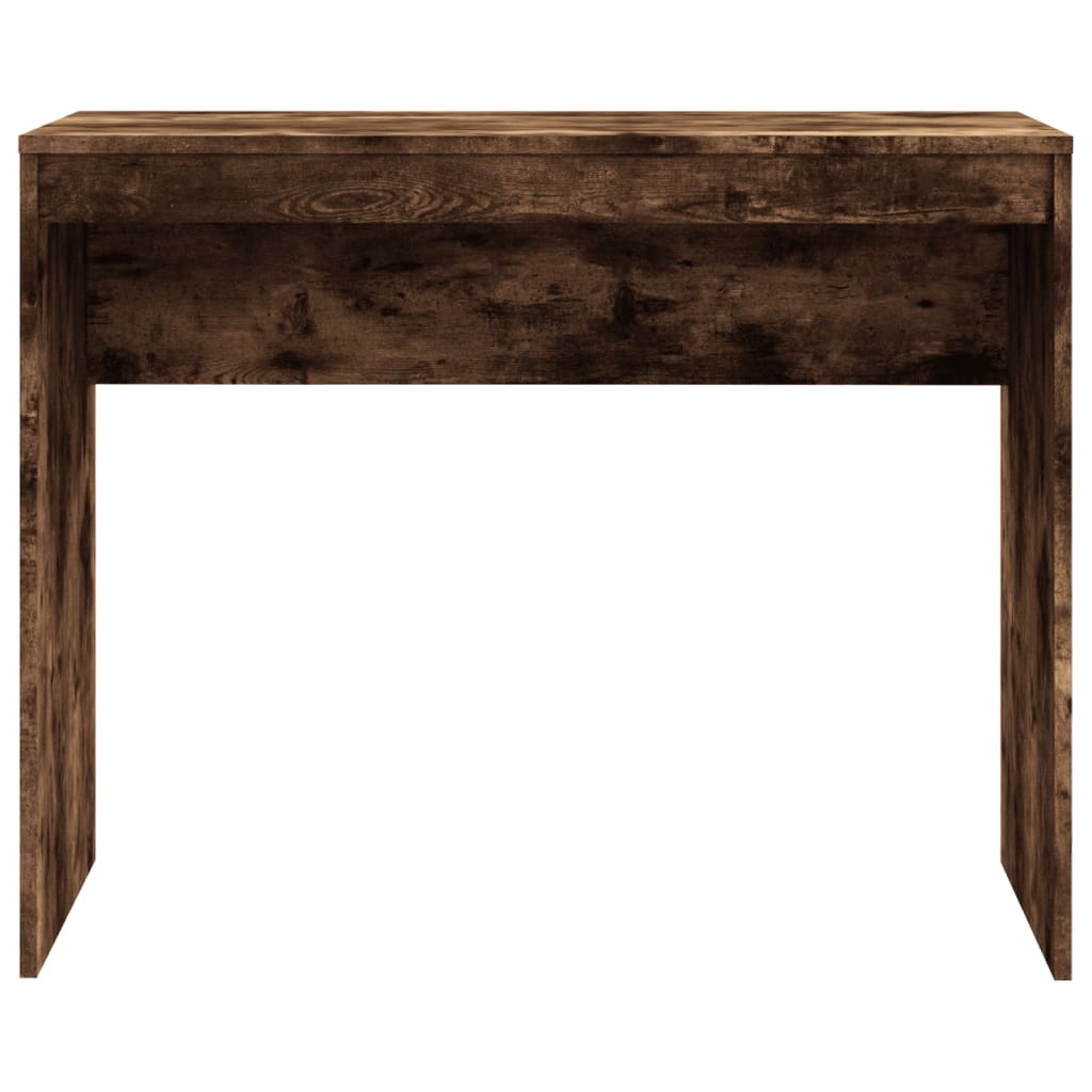 Bureau 90x40x72 cm bewerkt hout gerookt eikenkleurig is nu te koop bij PeponiXL, paradijselijk wonen!