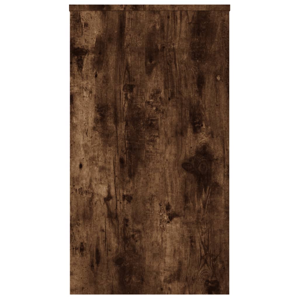 Bureau 90x40x72 cm bewerkt hout gerookt eikenkleurig is nu te koop bij PeponiXL, paradijselijk wonen!