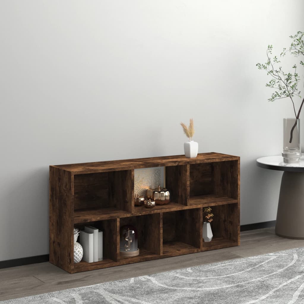 Boekenkast 50x25x106 cm gerookt eikenkleurig is nu te koop bij PeponiXL, paradijselijk wonen!