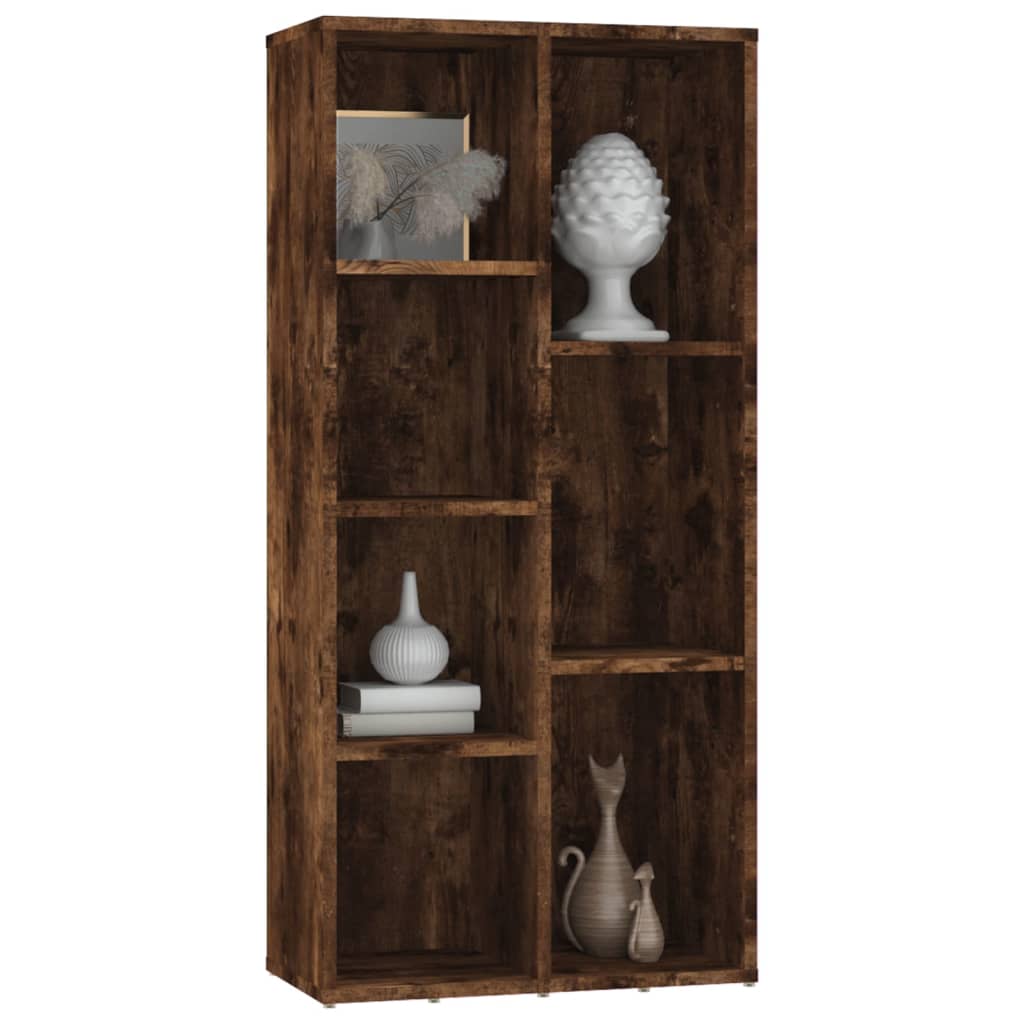 Boekenkast 50x25x106 cm gerookt eikenkleurig is nu te koop bij PeponiXL, paradijselijk wonen!