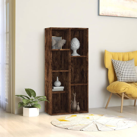 Boekenkast 50x25x106 cm gerookt eikenkleurig is nu te koop bij PeponiXL, paradijselijk wonen!
