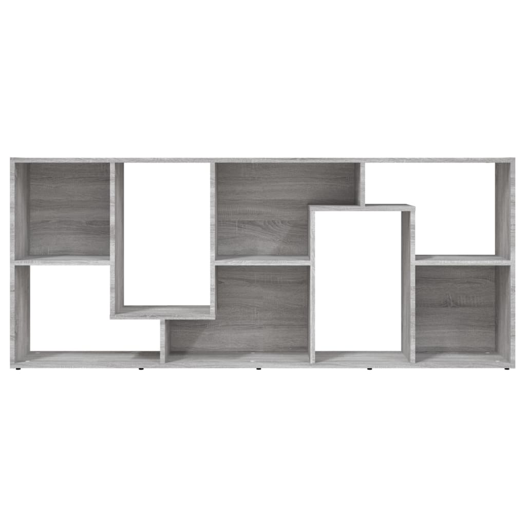 Boekenkast 67x24x161 cm bewerkt hout grijs sonoma eikenkleurig is nu te koop bij PeponiXL, paradijselijk wonen!