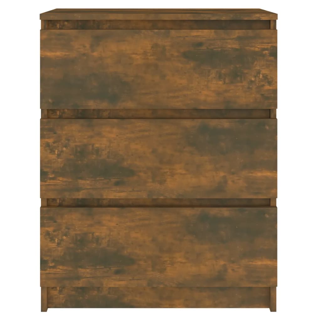 Dressoir 60x35x76 cm bewerkt hout gerookt eikenkleurig is nu te koop bij PeponiXL, paradijselijk wonen!