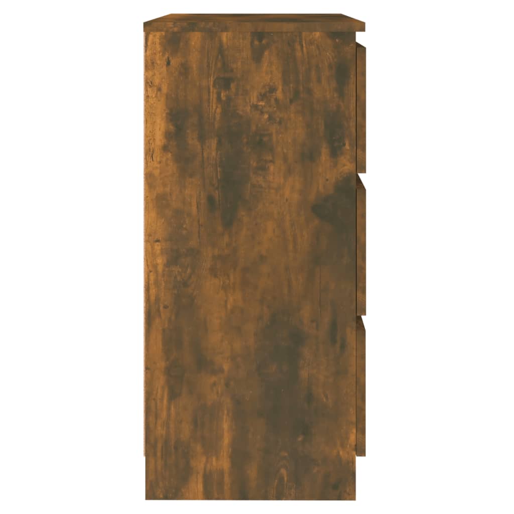 Dressoir 60x35x76 cm bewerkt hout gerookt eikenkleurig is nu te koop bij PeponiXL, paradijselijk wonen!
