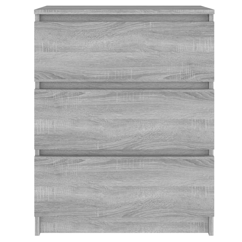 Dressoir 60x35x76 cm bewerkt hout grijs sonoma eikenkleurig is nu te koop bij PeponiXL, paradijselijk wonen!